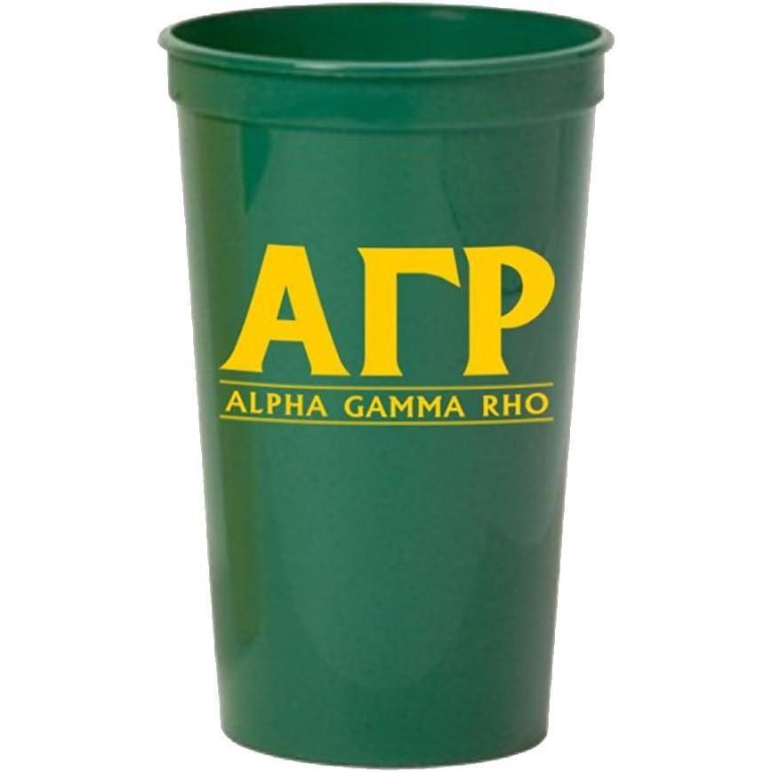 imageGreekgear Alpha Gamma Rho Big Classic Line Stadium Cup Set of 4