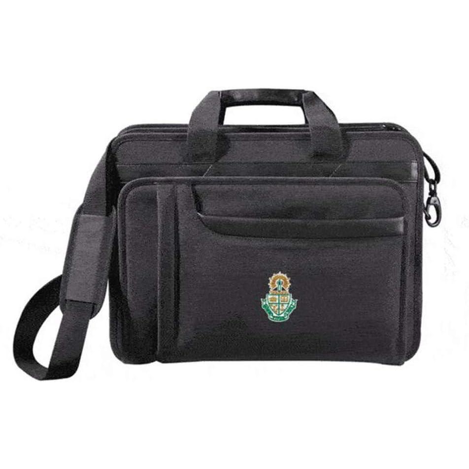imageGreekgear Alpha Sigma Tau AST Emblem Briefcase BlackBlack