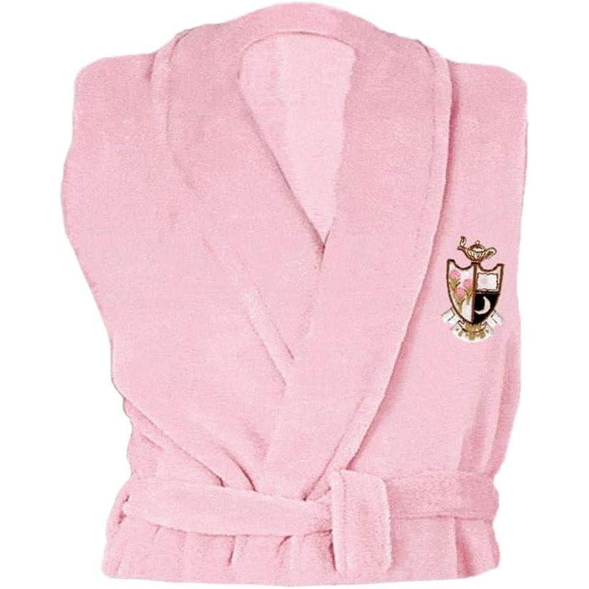 imageGreekgear Gamma Phi Beta Bathrobe Light Pink
