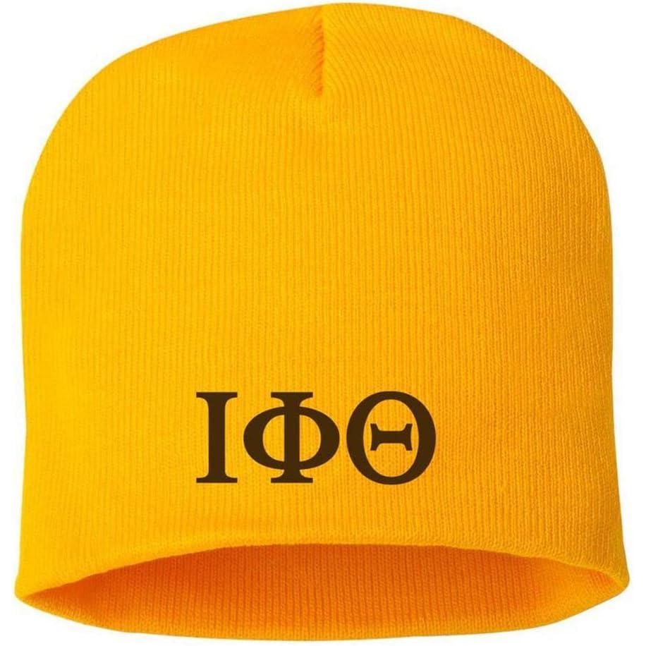 imageGreekgear Iota Phi Theta 8 Inch Beanie Gold