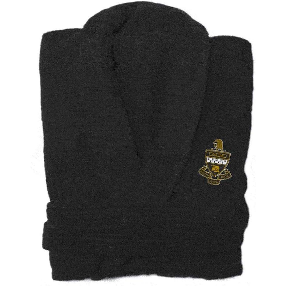 imageGreekgear Kappa Alpha Theta Bathrobe BlackBlack