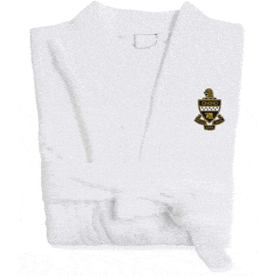 imageGreekgear Kappa Alpha Theta Bathrobe BlackWhite
