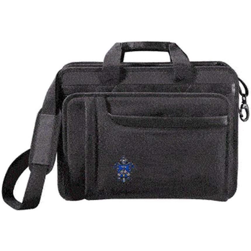 imageGreekgear Kappa Kappa Gamma Crest  Shield Briefcase Attache BlackBlack