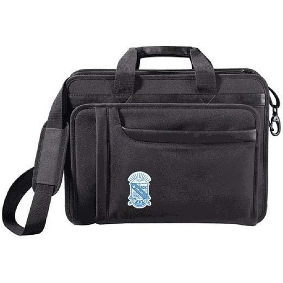 imageGreekgear Phi Beta Sigma Crest Shield Briefcase Attache BlackBlack