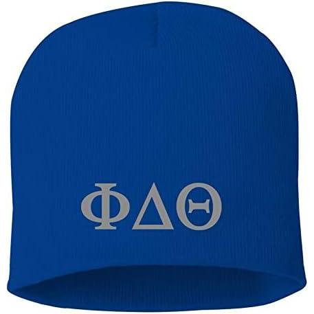 imageGreekgear Phi Delta Theta 8 Inch Beanie Royal Blue