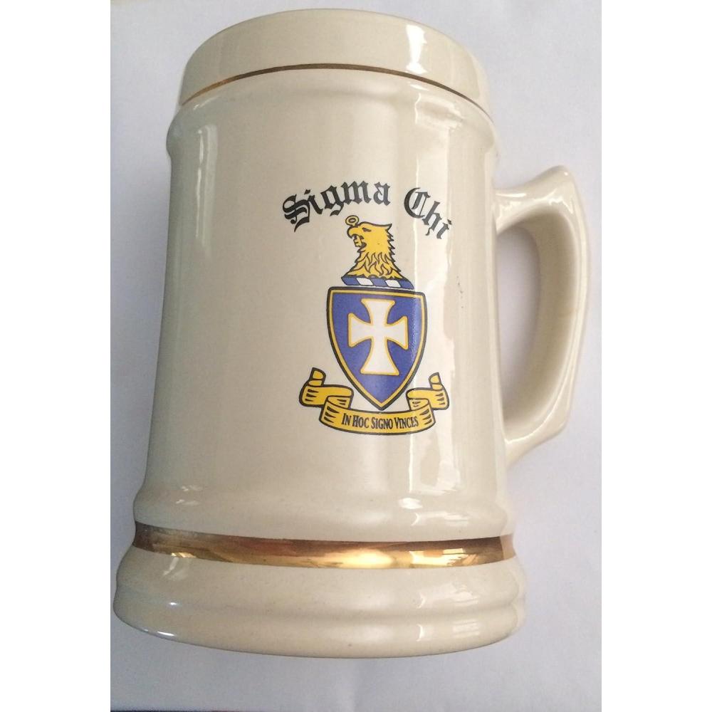 imageGreekgear Sigma Chi Ceramic Collectors Stein Tankard