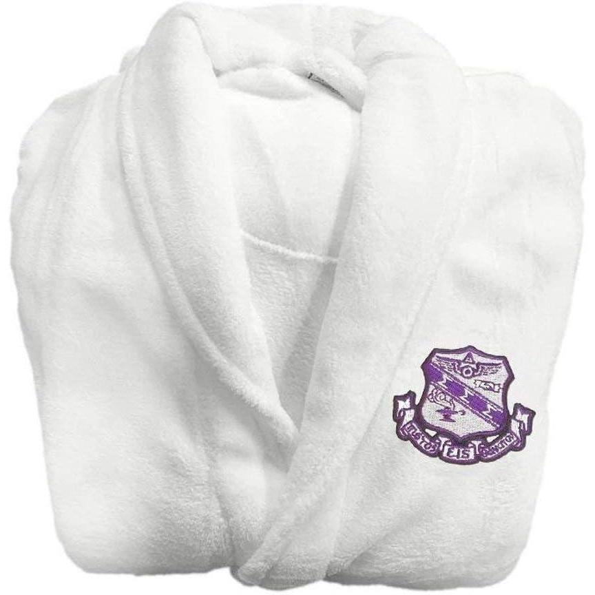imageGreekgear Sigma Sigma Sigma Bathrobe WhiteWhite