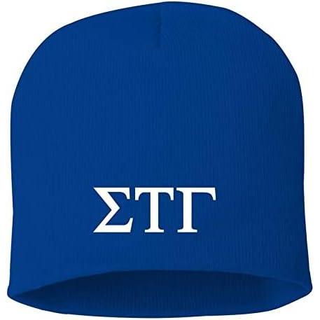 imageGreekgear Sigma Tau Gamma 8 Inch Beanie Royal Blue