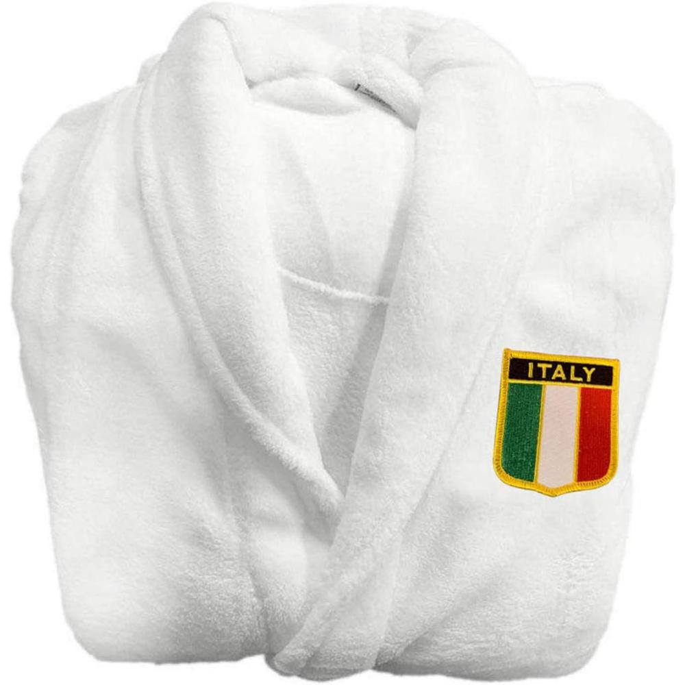 imageItalian Flag Bathrobe White