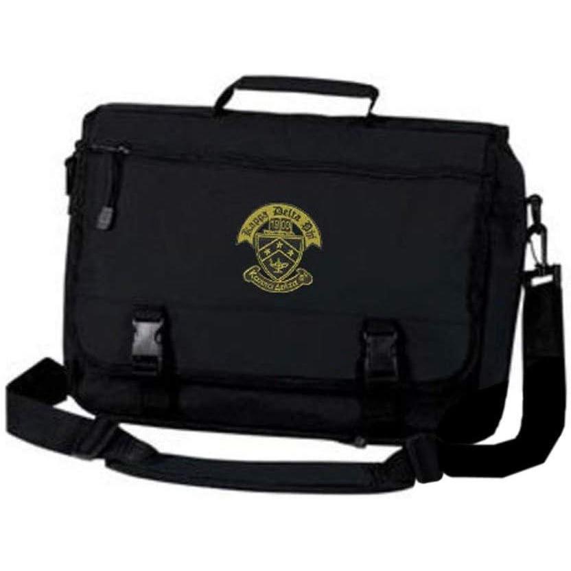 imageKappa Delta Phi Crest Greek Expandable Briefcase BlackBlack