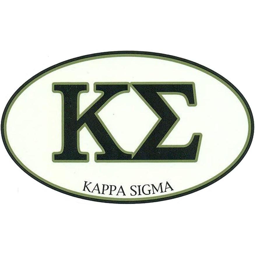imageKappa Sigma Euro Decal Oval Sticker