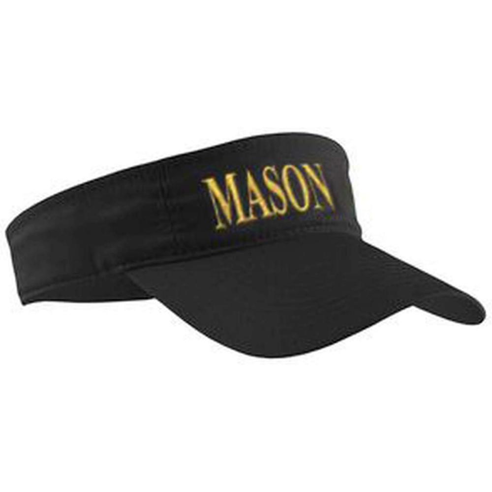 imageMasonFreemason VisorBlack WLight Grey Thread Color