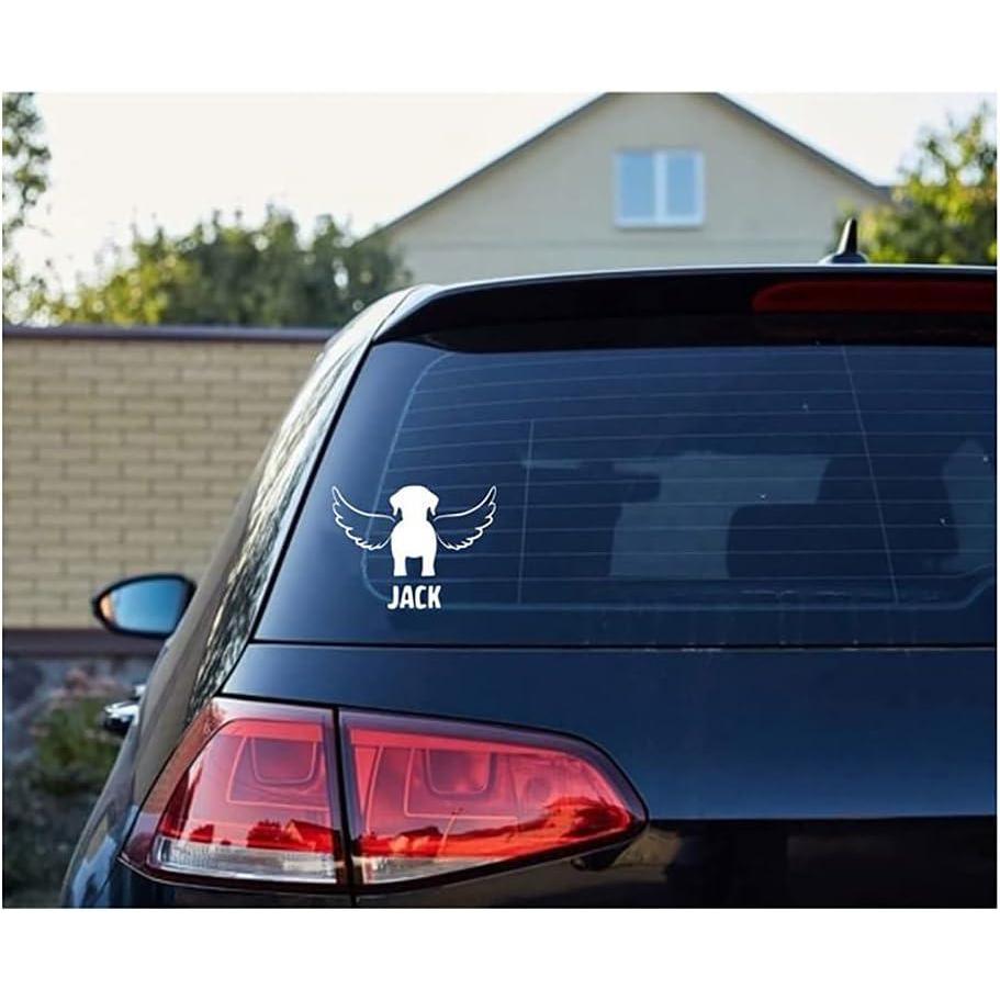 imagePersonalized in Memory of Labrador Dog Decal Sticker4 Wide