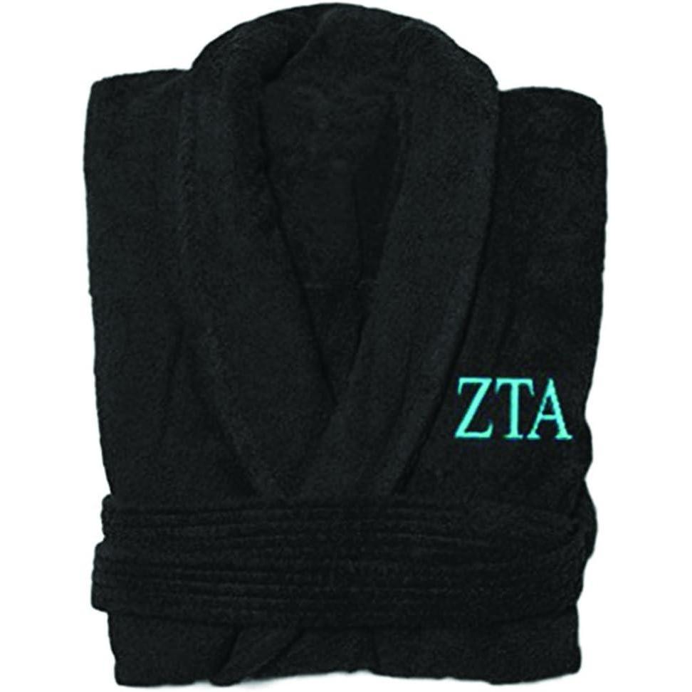 imageZeta Tau Alpha ZTA Greek Letter Bathrobe