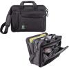 Greekgear Alpha Tau Omega Crest – Shield Briefcase Attache Black(Black)