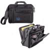 Greekgear Alpha Xi Delta Crest – Shield Briefcase Attache Black(Black)