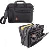 Greekgear Phi Kappa Tau Crest – Shield Briefcase Attache Black(Black)