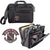 Greekgear Sigma Kappa Crest – Shield Briefcase Attache Black(Black)
