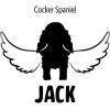 Personalized in Memory of Cocker Spaniel Dog Decal Sticker(4″ Wide)