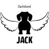 Personalized in Memory of Dachshund Dog Decal Sticker(4″ Wide)