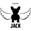 Personalized in Memory of Frenchie French Dog Decal Sticker(4″ Wide)