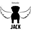 Personalized in Memory of Rottweiler Dog Decal Sticker(4″ Wide)