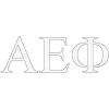 Alpha Epsilon Phi Greek Letter Window Sticker Decal