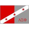 Alpha Sigma Phi Flag Decal Sticker