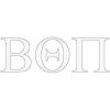 Beta Theta Pi Greek Letter Window Sticker Decal