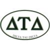 Delta Tau Delta DTD Euro Decal Oval Sticker