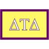 Delta Tau Delta DTD Flag Decal Sticker