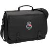 Delta Tau Delta DTD Messenger Briefcase Black(Black)
