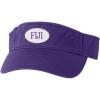 Fiji Greek Oval Heavy Visor(Purple W/Purple Thread Color)