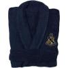 Greekgear Alpha Sigma Phi Bathrobe(Navy Blue)