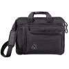 Greekgear Alpha Sigma Phi Crest – Shield Briefcase Attache Black(Black)