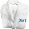 Greekgear Beta Theta Pi Fraternity Lettered Bathrobe White(White)