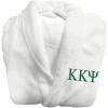 Greekgear Kappa Kappa Psi Fraternity Lettered Bathrobe White(White)