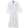 Greekgear Order Of Eastern Star Patch Bathrobe Light Pink(White)