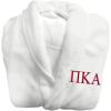 Greekgear PI Kappa Alpha Pike Fraternity Lettered Bathrobe White(White)