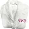 Greekgear Phi Kappa Theta Fraternity Lettered Bathrobe White(White)
