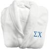 Greekgear Sigma Chi Fraternity Lettered Bathrobe White One Size(White)