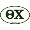 Greekgear Theta Chi Euro Decal Oval Sticker