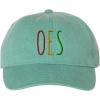 OES Mod Pigment Dyed Baseball Cap(Seafoam W/Maroon Thread Color)