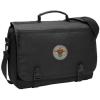 Pi Kappa Alpha PIKE Messenger Briefcase Black(Black)
