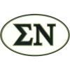 Sigma Nu Euro Decal Oval Sticker