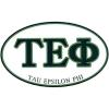 Tau Epsilon Phi Euro Decal Oval Sticker