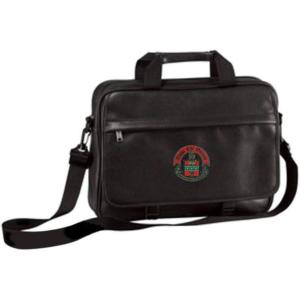 Alpha Chi Omega Crest Briefcase Black(Black)