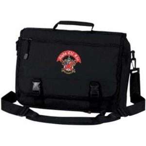 Alpha Chi Rho Crest Greek Expandable Briefcase(Black)