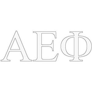Alpha Epsilon Phi Greek Letter Window Sticker Decal