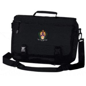 Alpha Kappa Lambda Emblem Briefcase Black(Black)